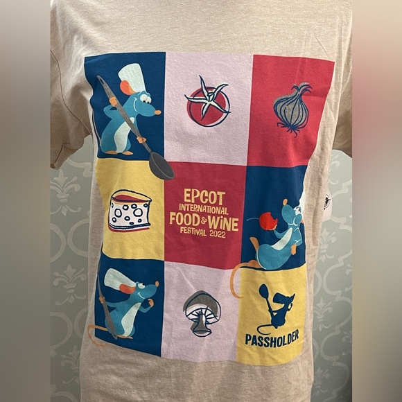 Disney Tops Disneys Epcot Tee Shirt S Ladies Food Wine Festival 222